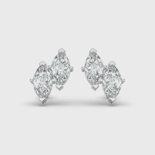 1.97 TW Marquise Diamond Earrings